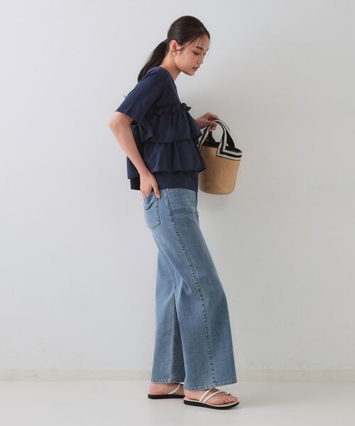 OPAQUE.CLIP / オペーク ドット クリップ カットソー | ダブルフリルデザイントップス【洗濯機洗い可】 | 詳細11