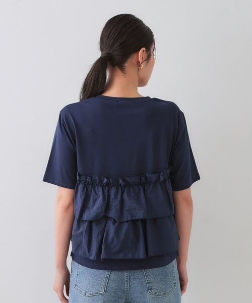 OPAQUE.CLIP / オペーク ドット クリップ カットソー | ダブルフリルデザイントップス【洗濯機洗い可】 | 詳細15