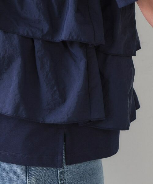 OPAQUE.CLIP / オペーク ドット クリップ カットソー | ダブルフリルデザイントップス【洗濯機洗い可】 | 詳細18