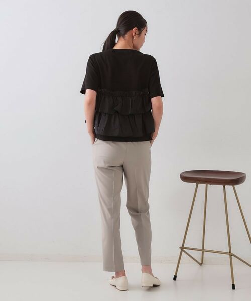 OPAQUE.CLIP / オペーク ドット クリップ カットソー | ダブルフリルデザイントップス【洗濯機洗い可】 | 詳細7