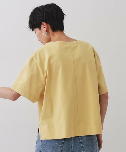 OPAQUE.CLIP / オペーク ドット クリップ Tシャツ | 刺繍ロゴワイドシルエットTシャツ【洗濯機洗い可】 | 詳細18