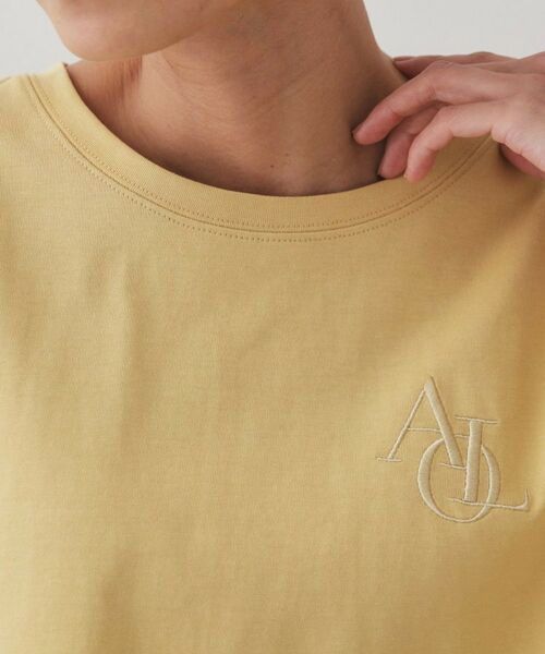 OPAQUE.CLIP / オペーク ドット クリップ Tシャツ | 刺繍ロゴワイドシルエットTシャツ【洗濯機洗い可】 | 詳細19