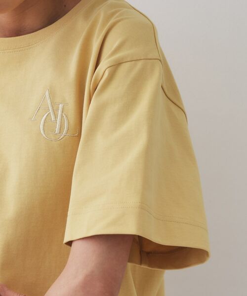 OPAQUE.CLIP / オペーク ドット クリップ Tシャツ | 刺繍ロゴワイドシルエットTシャツ【洗濯機洗い可】 | 詳細20