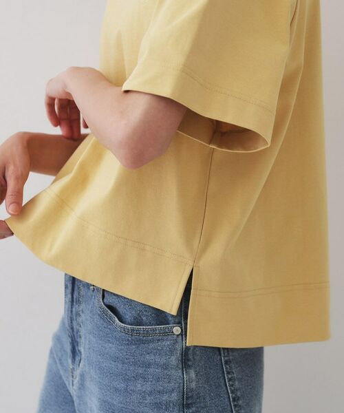 OPAQUE.CLIP / オペーク ドット クリップ Tシャツ | 刺繍ロゴワイドシルエットTシャツ【洗濯機洗い可】 | 詳細21