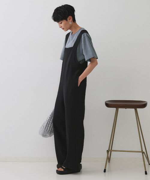 OPAQUE.CLIP / オペーク ドット クリップ Tシャツ | 刺繍ロゴワイドシルエットTシャツ【洗濯機洗い可】 | 詳細7