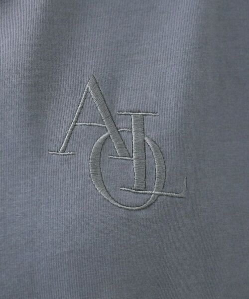 OPAQUE.CLIP / オペーク ドット クリップ Tシャツ | 刺繍ロゴワイドシルエットTシャツ【洗濯機洗い可】 | 詳細8