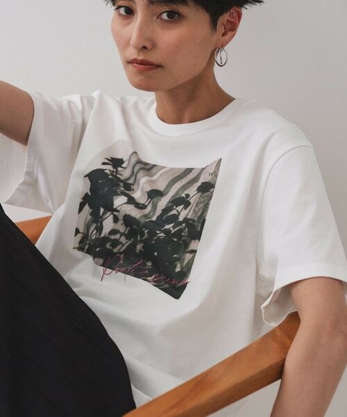 OPAQUE. CLIP/オペーク ドット クリップ フォトプリントTシャツ【洗濯機洗い可】 ホワイト(101) 40(L) OPAQUE. CLIP/オペーク ドット クリップ フォトプリントTシャツ【洗濯機洗い可】 ホワイト(101) 40(L)
