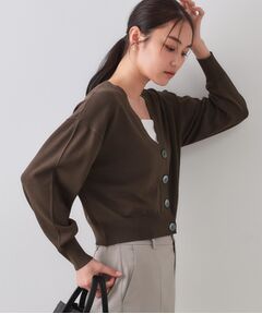 OPAQUE.CLIP / オペーク ドット クリップ カーディガン・ボレロ | UV Vネックニットカーディガン【接触冷感/洗濯機洗い可/抗ピル】