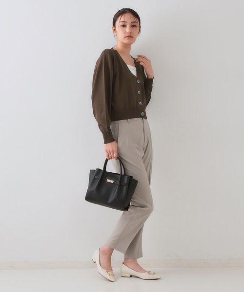 OPAQUE.CLIP / オペーク ドット クリップ カーディガン・ボレロ | UV Vネックニットカーディガン【接触冷感/洗濯機洗い可/抗ピル】 | 詳細10