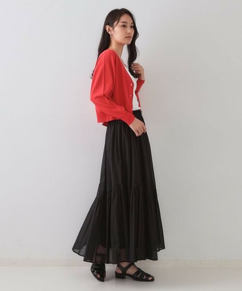 OPAQUE.CLIP / オペーク ドット クリップ カーディガン・ボレロ | UV Vネックニットカーディガン【接触冷感/洗濯機洗い可/抗ピル】 | 詳細15