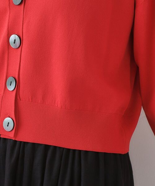 OPAQUE.CLIP / オペーク ドット クリップ カーディガン・ボレロ | UV Vネックニットカーディガン【接触冷感/洗濯機洗い可/抗ピル】 | 詳細22