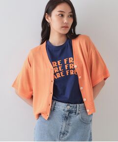 OPAQUE.CLIP / オペーク ドット クリップ カーディガン・ボレロ | Vネックショートニットカーディガン【洗濯機洗い可/抗ピル】