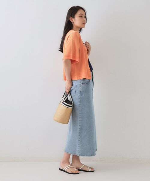 OPAQUE.CLIP / オペーク ドット クリップ カーディガン・ボレロ | Vネックショートニットカーディガン【洗濯機洗い可/抗ピル】 | 詳細7