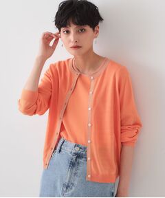 OPAQUE.CLIP / オペーク ドット クリップ カーディガン・ボレロ | 配色ラメニットカーディガン/アンサンブル対応【洗濯機洗い可/抗ピル】