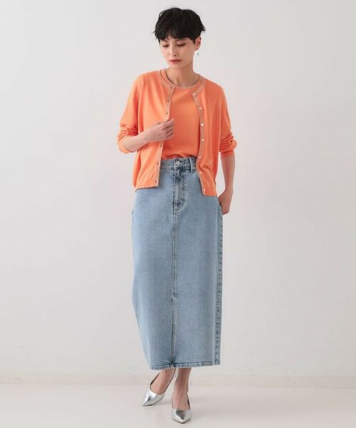 OPAQUE.CLIP / オペーク ドット クリップ カーディガン・ボレロ | 配色ラメニットカーディガン/アンサンブル対応【洗濯機洗い可/抗ピル】 | 詳細10