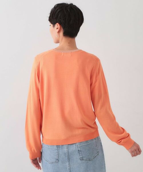 OPAQUE.CLIP / オペーク ドット クリップ カーディガン・ボレロ | 配色ラメニットカーディガン/アンサンブル対応【洗濯機洗い可/抗ピル】 | 詳細15