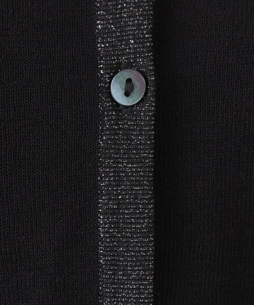 OPAQUE.CLIP / オペーク ドット クリップ カーディガン・ボレロ | 配色ラメニットカーディガン/アンサンブル対応【洗濯機洗い可/抗ピル】 | 詳細4