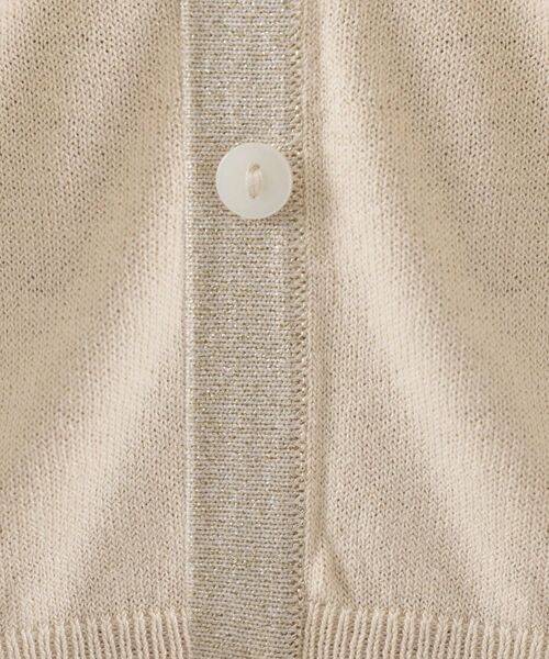 OPAQUE.CLIP / オペーク ドット クリップ カーディガン・ボレロ | 配色ラメニットカーディガン/アンサンブル対応【洗濯機洗い可/抗ピル】 | 詳細8