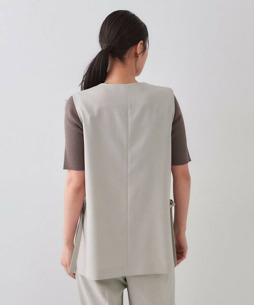 OPAQUE.CLIP / オペーク ドット クリップ ベスト | ストレッチVネックジレ/セットアップ対応【UV/接触冷感/洗濯機洗い可/抗ピル】 | 詳細14