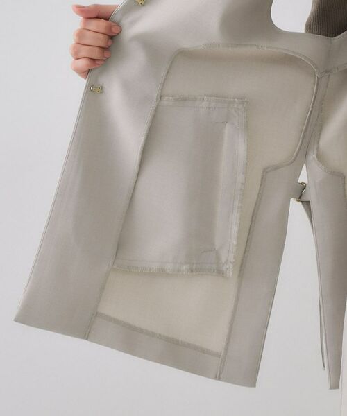 OPAQUE.CLIP / オペーク ドット クリップ ベスト | ストレッチVネックジレ/セットアップ対応【UV/接触冷感/洗濯機洗い可/抗ピル】 | 詳細18