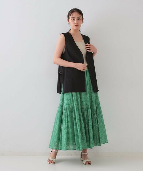 OPAQUE.CLIP / オペーク ドット クリップ ベスト | ストレッチVネックジレ/セットアップ対応【UV/接触冷感/洗濯機洗い可/抗ピル】 | 詳細4