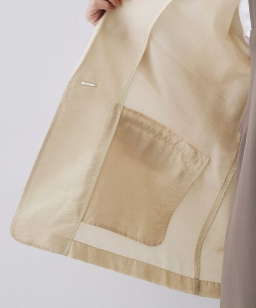 OPAQUE.CLIP / オペーク ドット クリップ テーラードジャケット | シアーハーフスリーブテーラードジャケット【洗える】 | 詳細19