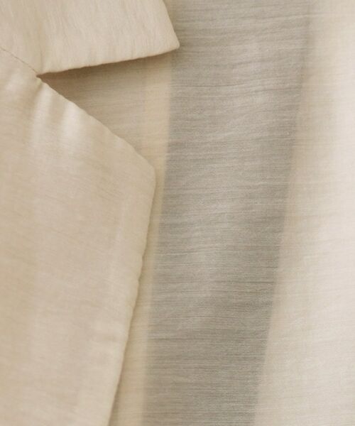 OPAQUE.CLIP / オペーク ドット クリップ テーラードジャケット | シアーハーフスリーブテーラードジャケット【洗える】 | 詳細4