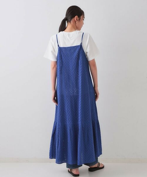 OPAQUE.CLIP / オペーク ドット クリップ ロング・マキシ丈ワンピース | インドコットンアイレット刺繍キャミワンピース【洗える】 | 詳細14