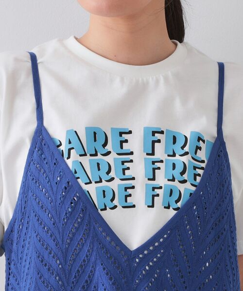 OPAQUE.CLIP / オペーク ドット クリップ ロング・マキシ丈ワンピース | インドコットンアイレット刺繍キャミワンピース【洗える】 | 詳細15