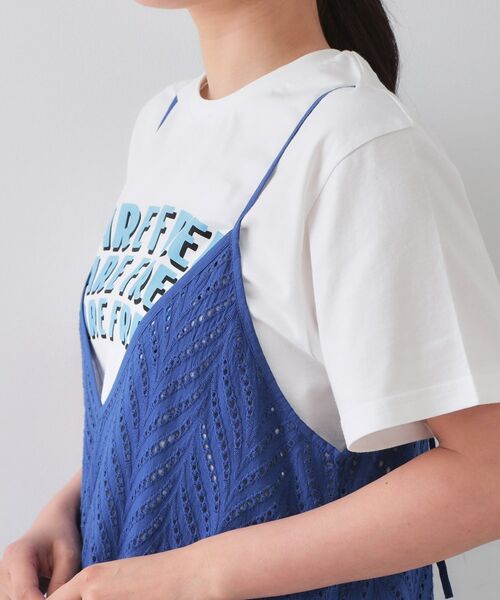 OPAQUE.CLIP / オペーク ドット クリップ ロング・マキシ丈ワンピース | インドコットンアイレット刺繍キャミワンピース【洗える】 | 詳細16