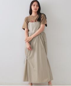 OPAQUE.CLIP / オペーク ドット クリップ ロング・マキシ丈ワンピース | デザインキャミワンピース【洗濯機洗い可】