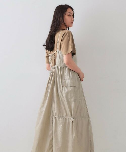 OPAQUE.CLIP / オペーク ドット クリップ ロング・マキシ丈ワンピース | デザインキャミワンピース【洗濯機洗い可】 | 詳細1