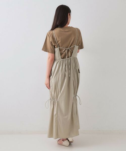 OPAQUE.CLIP / オペーク ドット クリップ ロング・マキシ丈ワンピース | デザインキャミワンピース【洗濯機洗い可】 | 詳細10