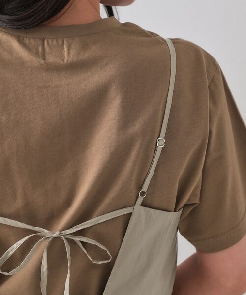 OPAQUE.CLIP / オペーク ドット クリップ ロング・マキシ丈ワンピース | デザインキャミワンピース【洗濯機洗い可】 | 詳細13