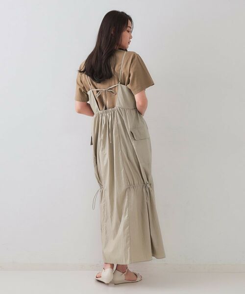 OPAQUE.CLIP / オペーク ドット クリップ ロング・マキシ丈ワンピース | デザインキャミワンピース【洗濯機洗い可】 | 詳細5