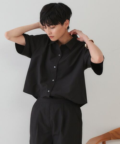 OPAQUE.CLIP / オペーク ドット クリップ サロペット・オールインワン | シャツオールインワン【洗濯機洗い可】 | 詳細1