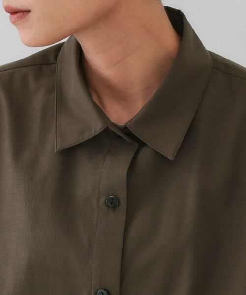 OPAQUE.CLIP / オペーク ドット クリップ サロペット・オールインワン | シャツオールインワン【洗濯機洗い可】 | 詳細11