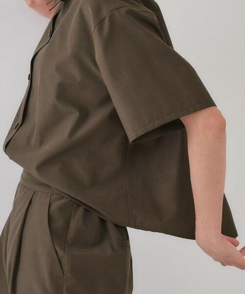 OPAQUE.CLIP / オペーク ドット クリップ サロペット・オールインワン | シャツオールインワン【洗濯機洗い可】 | 詳細14