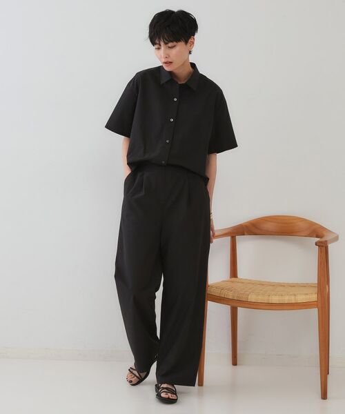 OPAQUE.CLIP / オペーク ドット クリップ サロペット・オールインワン | シャツオールインワン【洗濯機洗い可】 | 詳細2