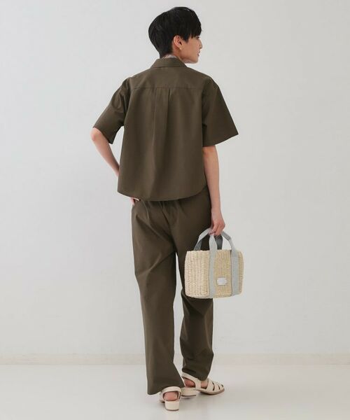 OPAQUE.CLIP / オペーク ドット クリップ サロペット・オールインワン | シャツオールインワン【洗濯機洗い可】 | 詳細6