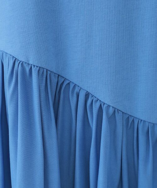 OPAQUE.CLIP / オペーク ドット クリップ ロング・マキシ丈ワンピース | アシメドッキングフレアワンピース【洗濯機洗い可】 | 詳細12