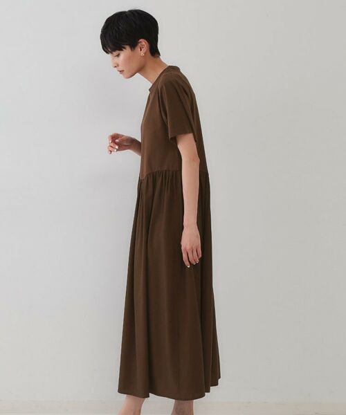 OPAQUE.CLIP / オペーク ドット クリップ ロング・マキシ丈ワンピース | アシメドッキングフレアワンピース【洗濯機洗い可】 | 詳細14