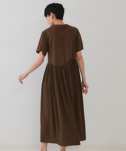 OPAQUE.CLIP / オペーク ドット クリップ ロング・マキシ丈ワンピース | アシメドッキングフレアワンピース【洗濯機洗い可】 | 詳細15