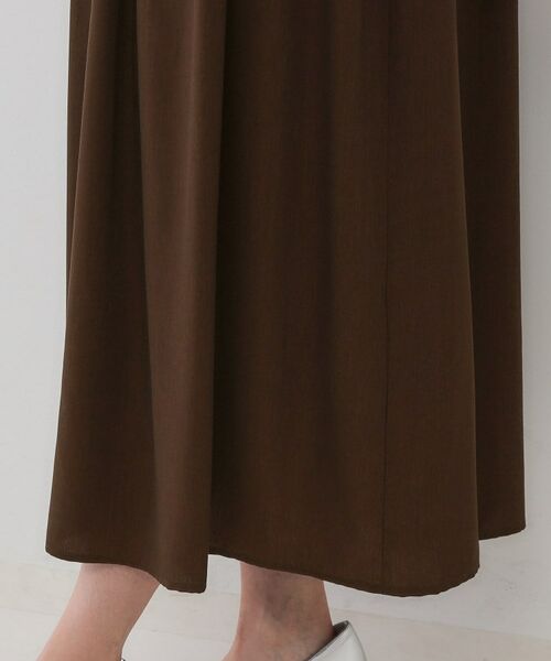 OPAQUE.CLIP / オペーク ドット クリップ ロング・マキシ丈ワンピース | アシメドッキングフレアワンピース【洗濯機洗い可】 | 詳細18