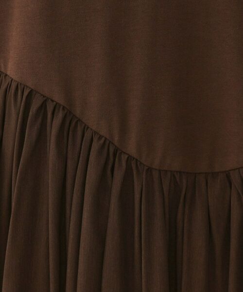 OPAQUE.CLIP / オペーク ドット クリップ ロング・マキシ丈ワンピース | アシメドッキングフレアワンピース【洗濯機洗い可】 | 詳細8