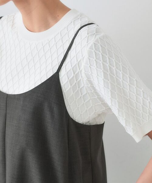 OPAQUE.CLIP / オペーク ドット クリップ ロング・マキシ丈ワンピース | リネンライクキャミワンピース【洗濯機洗い可】 | 詳細18