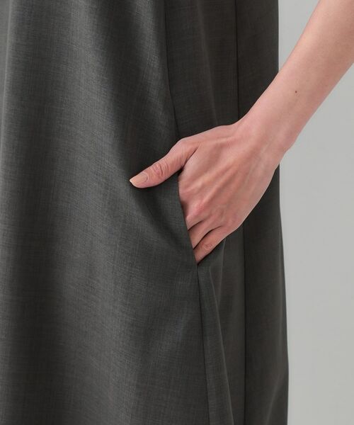 OPAQUE.CLIP / オペーク ドット クリップ ロング・マキシ丈ワンピース | リネンライクキャミワンピース【洗濯機洗い可】 | 詳細19