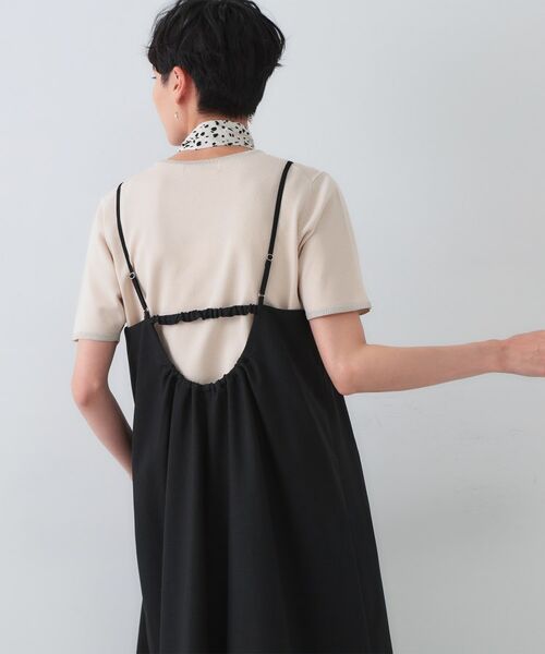 OPAQUE.CLIP / オペーク ドット クリップ ロング・マキシ丈ワンピース | リネンライクキャミワンピース【洗濯機洗い可】 | 詳細5