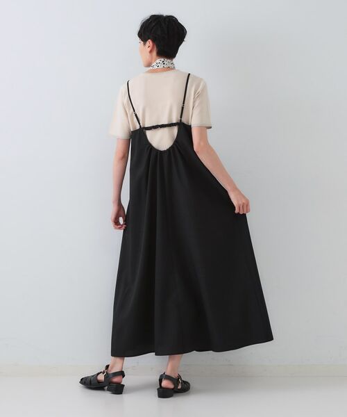 OPAQUE.CLIP / オペーク ドット クリップ ロング・マキシ丈ワンピース | リネンライクキャミワンピース【洗濯機洗い可】 | 詳細6