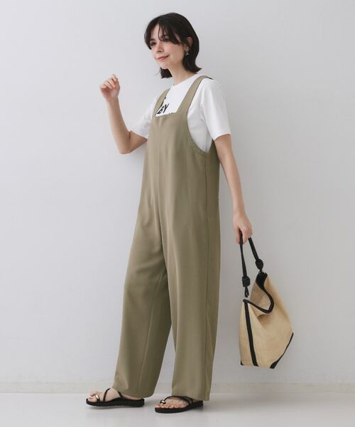 OPAQUE.CLIP / オペーク ドット クリップ サロペット・オールインワン | イージーサロペット【洗濯機洗い可】 | 詳細6